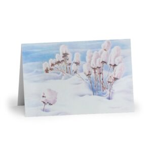 Art Card: Snow Caps Folded